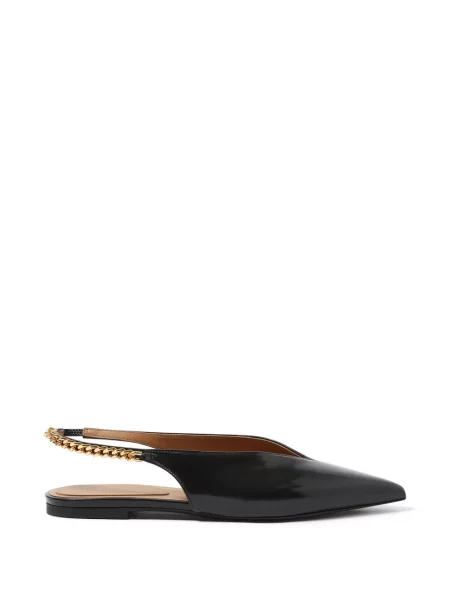 Pantofi cu toc Stella Mccartney fără toc cu bretele negru