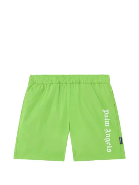 Szorty dziecięce Palm Angels zielone