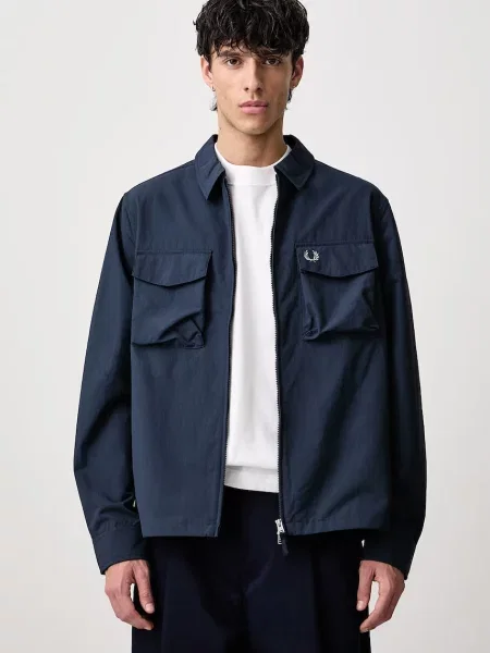 Fred Perry μεταβατικό μπουφάν ανδρικό μπλε