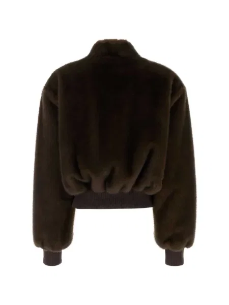 Geacă bomber Stella Mccartney nurcă maro