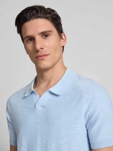 Koszulka polo o kroju regular fit z fakturą z cieniowanej przędzy S.oliver Red Label