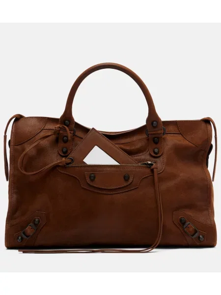 Geantă Balenciaga din piele maro