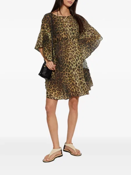 Rochie mini Moschino cu imagine cu model leopard