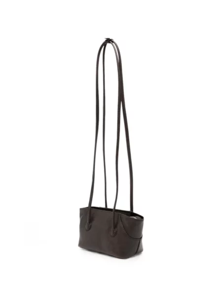 Kožna crossbody torbica Marge Sherwood smeđa