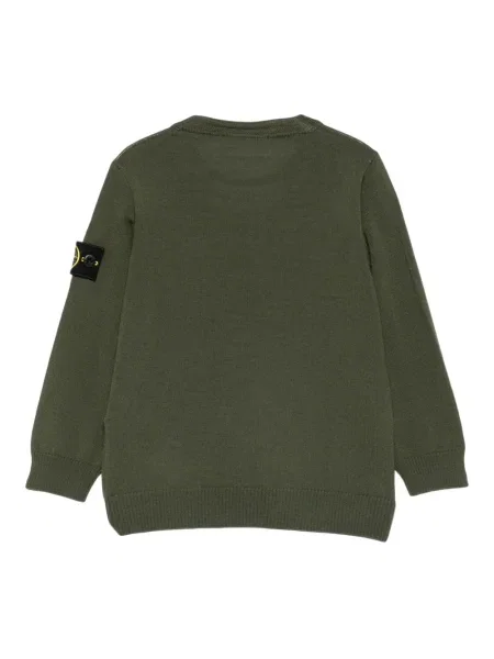 Sweter dziecięcy Stone Island zielony