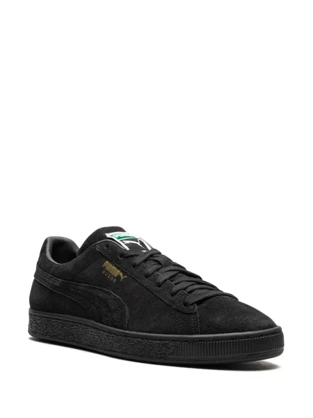 Sneakerși Puma Suede din piele de căprioară negru