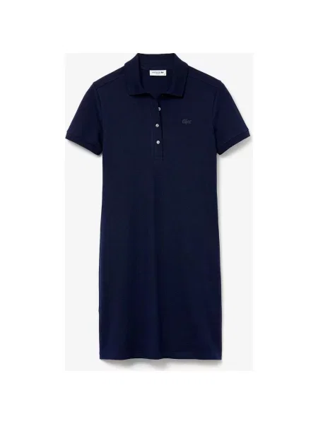Sukienka Lacoste Sportswear Logo Granatowe 32 niebieska