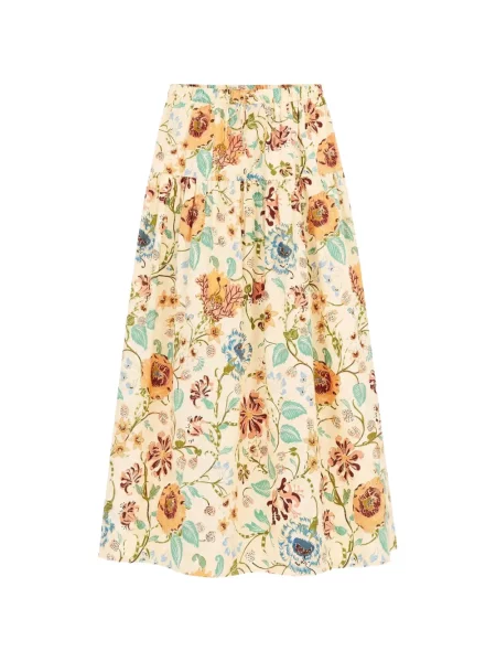 Fusta maxi Ulla Johnson cu model floral cu imagine