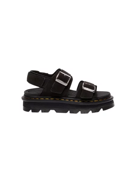 Pantofi Dr. Martens din piele cu platformă negru