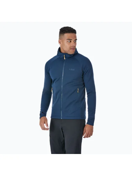 Мъжки суитшърт за трекинг Rab Power Stretch Pro Deep Ink синьо