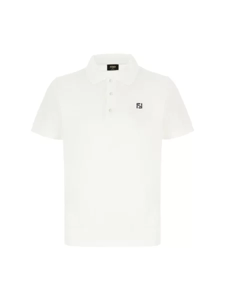 Koszulka polo Fendi biała