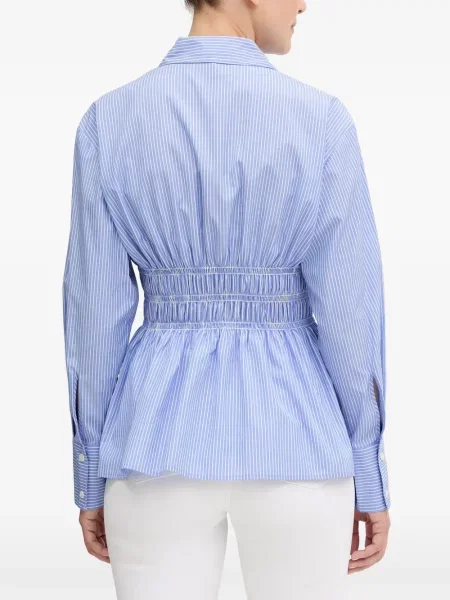 Cămașă Rag & Bone cu dungi albastru