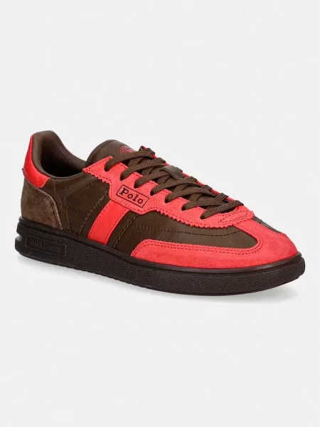 Polo Ralph Lauren Bedford sneakers pentru femei din piele maro