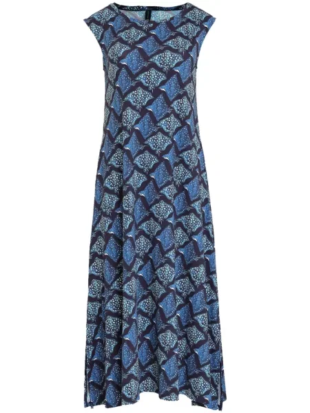 Sukienka midi Lygia & Nanny do kolan garniturowa niebieska