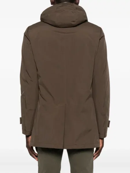 Palton Herno cu glugă maro