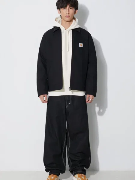 Geacă Carhartt Wip cu glugă bej