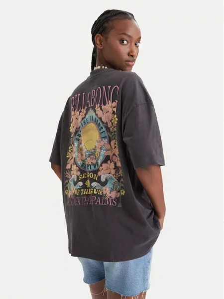 Billabong T-Shirt Floral Rocker czarny