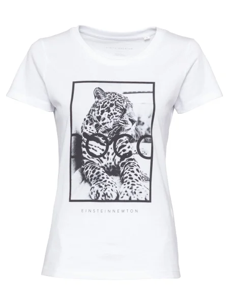EINSTEIN & NEWTON Tricou / negru alb