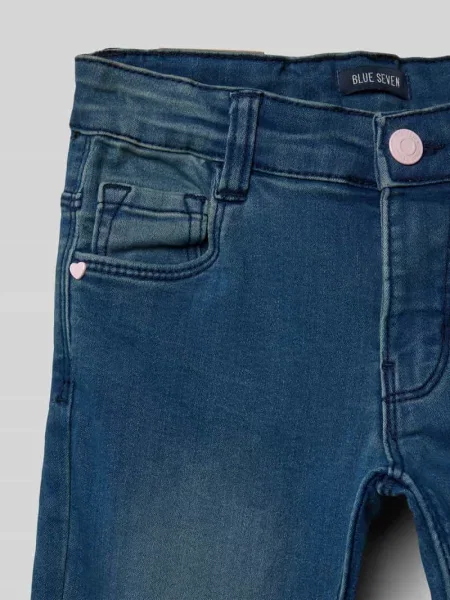 Jeansy o kroju regular fit z 5 Blue Seven niebieskie