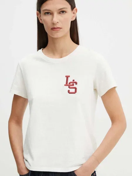 Тениска Levi's бежово