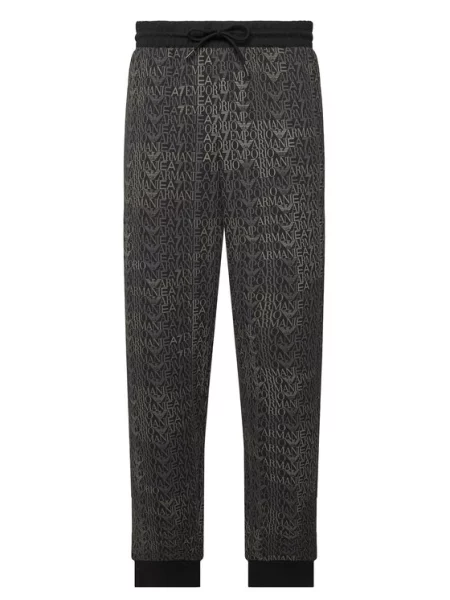 Emporio Armani Spodnie dresowe czarny