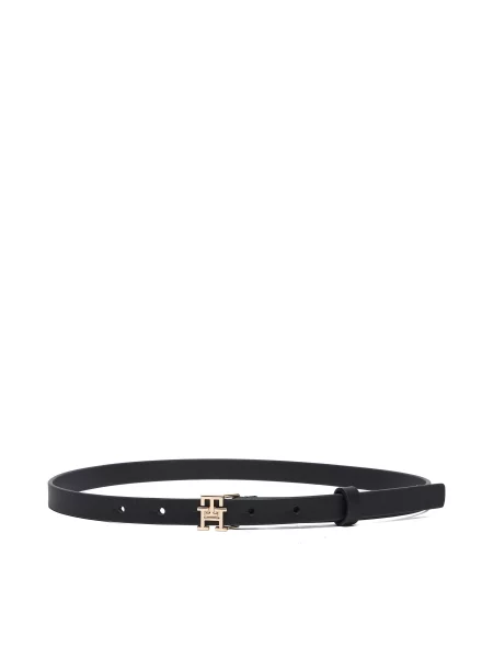 Curea Tommy Hilfiger Th Logo negru