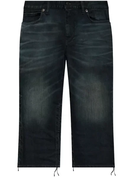 Szorty jeansowe Balenciaga czarne