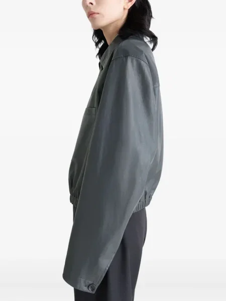 Geanta de piele Lemaire gri