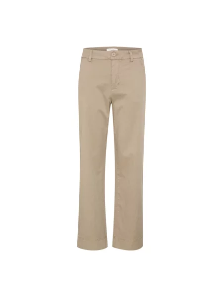 Spodnie Part Two beżowe