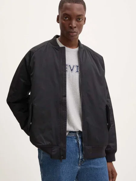Levi's geaca bomber barbati de iarna oversize negru