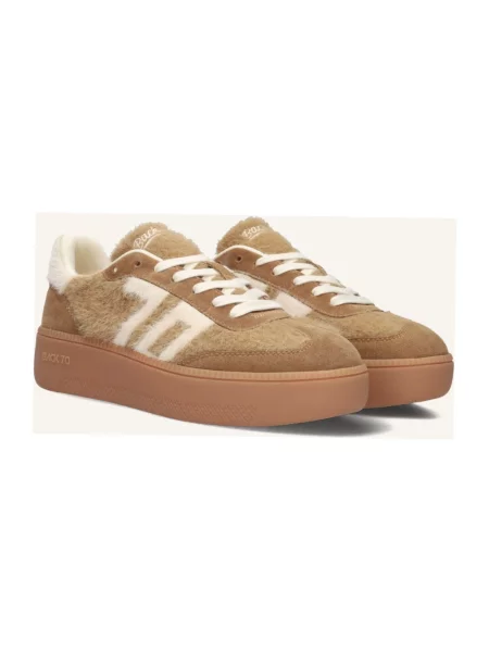 Sneakersy Back70 brązowe