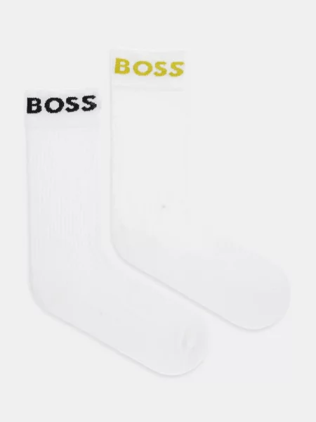 Чорапи BOSS 2 чифта мъжки бяло