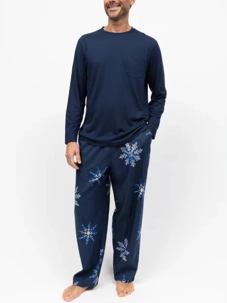 Піжама CYBERJAMMIES Frosty бавовна/модал синій