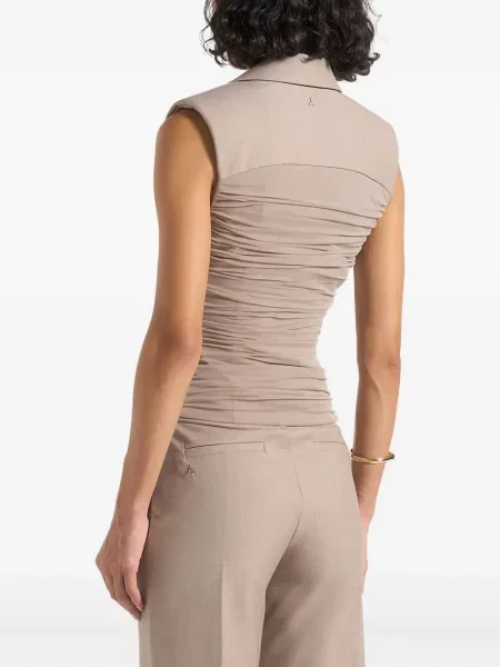 Vestă Manière De Voir cu volane plasă