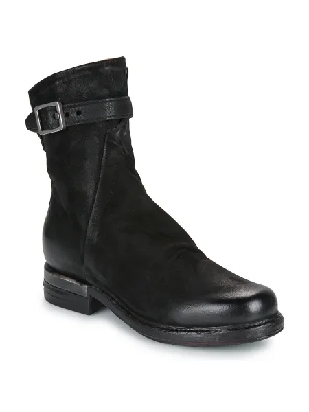 Pantofi Airstep / A.s.98 cu cataramă negru