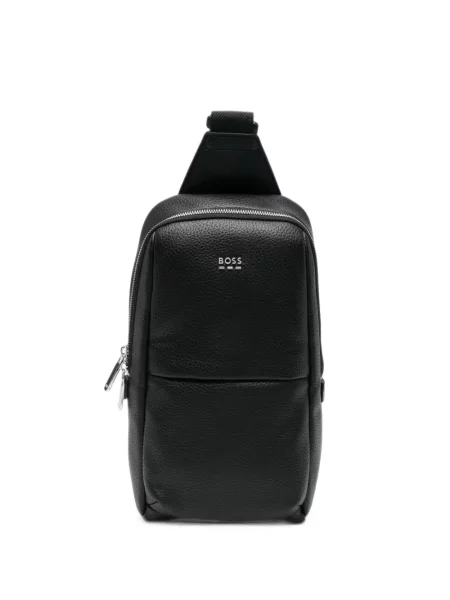 Geantă crossbody Boss cu autograf negru