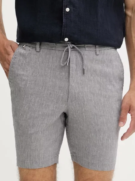 BOSS pantaloni scurți pentru bărbați cu in gri