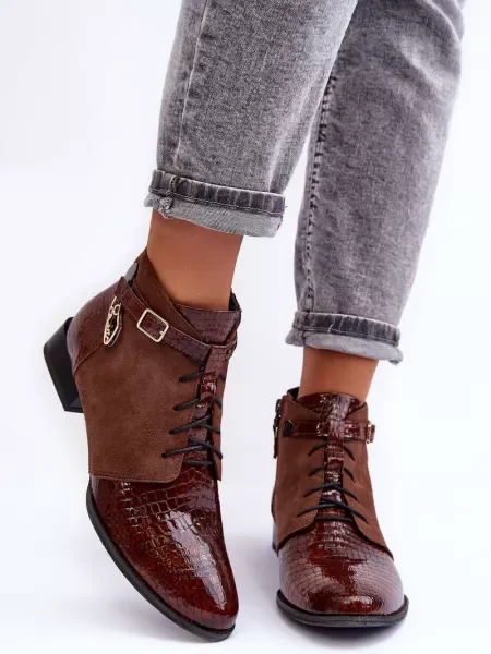 Kožené kozačky Maciejka černé