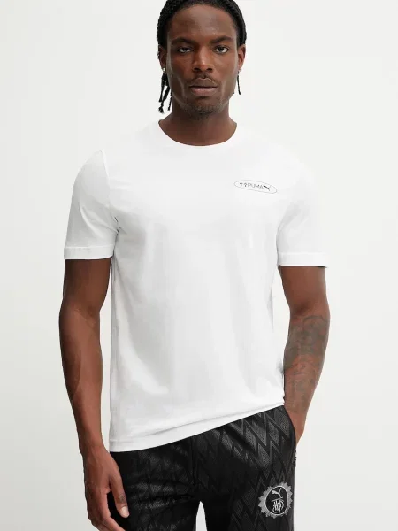Puma Tricou Graphics 3 Circles alb