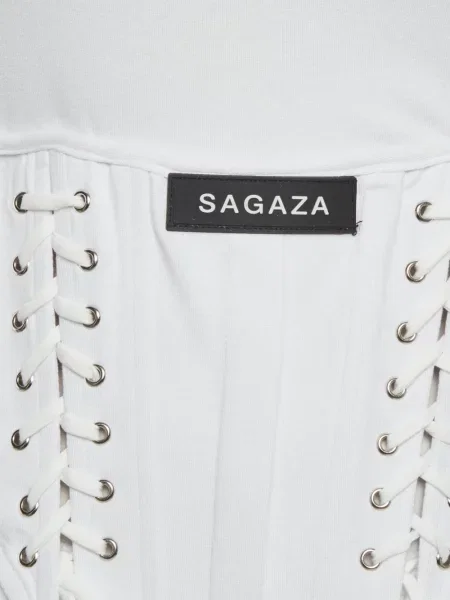 Rochie mini Sagaza alb