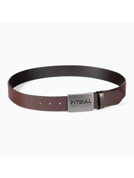 Curea Pitbull West Coast din piele maro