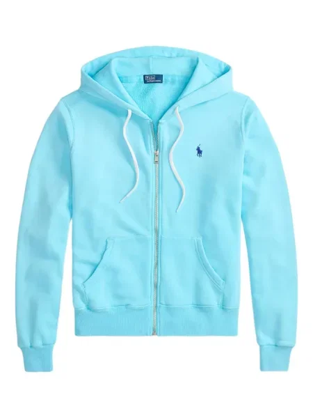 Briaunotas pusiau užtrauktukas zomšinės bokseriai Polo Ralph Lauren balta