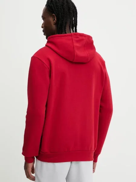 Geacă Adidas Performance cu glugă roșu