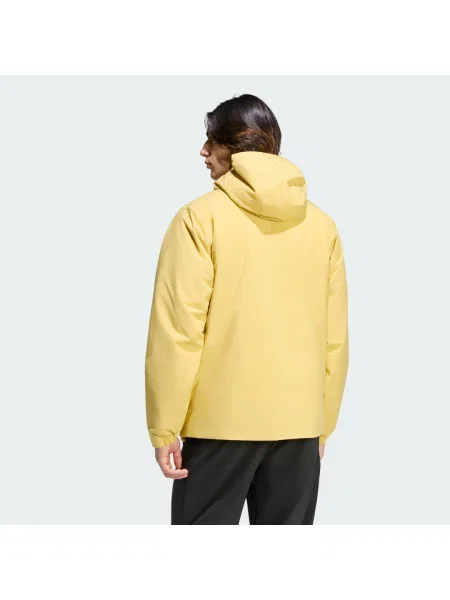 Zateplená bunda skapucí Terrex Multi Essentials CLIMAPROOF žlutá