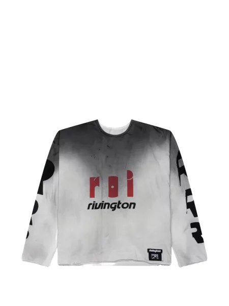 Tricou Rivington Roi Rebis cu imagine cu gradient alb