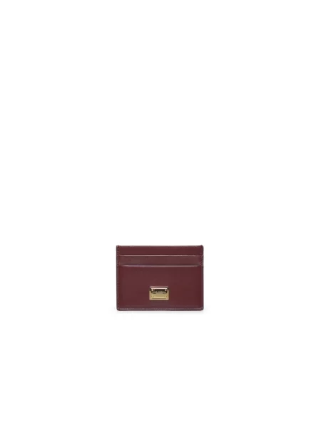 Portfel Dolce And Gabbana skórzany czerwony