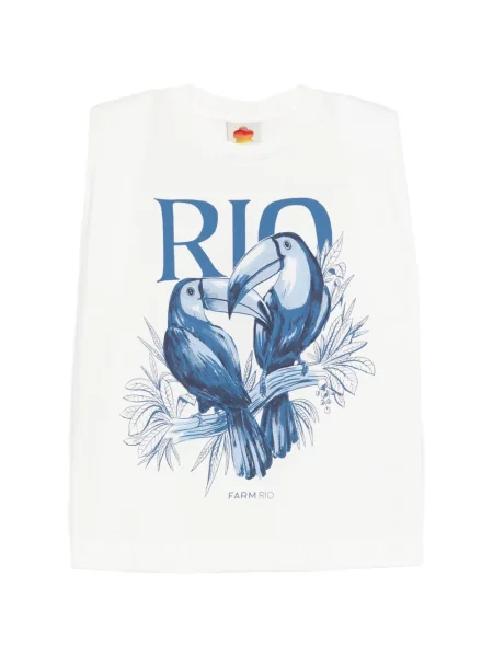 Top Farm Rio cu imagine alb
