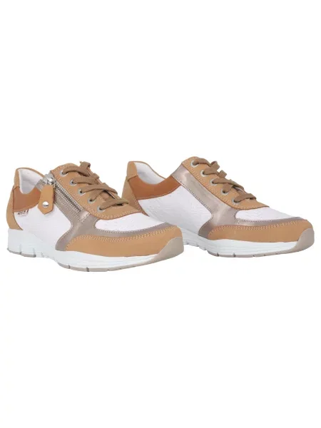 Sneakersy Mephisto skórzane beżowe