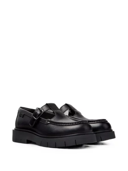 Pantofi loafer Camper cu cataramă negru