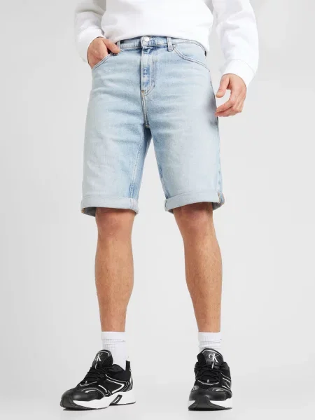 Calvin Klein Jeans Džinsiniai šortai mėlyna